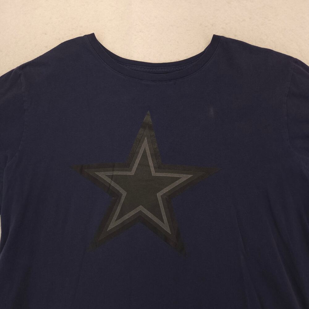 Nike Dallas Cowboys Short Sleeve Graphic Football T Shirt Mens Size XL Blue